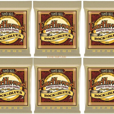 10 Set/Pack Acoustic Guitar Strings Earthwood 80/20 Bronze