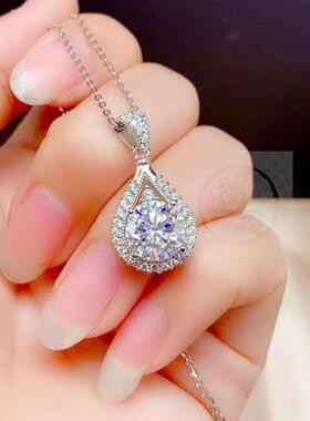 。Super flash water drop pear shaped imitation grade D morso