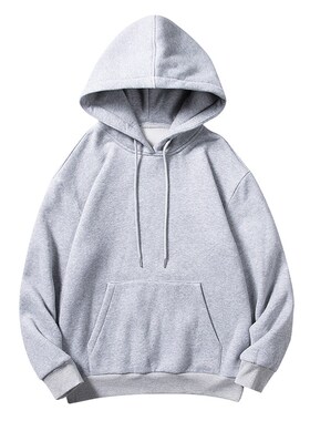 Men s Hoodie Streetwear Hip Hop Sweatshirts 情侣纯色连帽卫衣