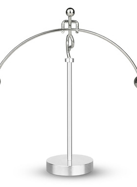 创意家居客厅装饰不倒翁小铁人混沌牛顿摆设儿童房间单脚平衡摆件