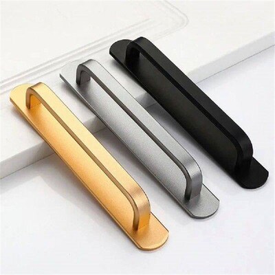 Simple Modern Aluminium Alloy Door Handle Self-Adhesive