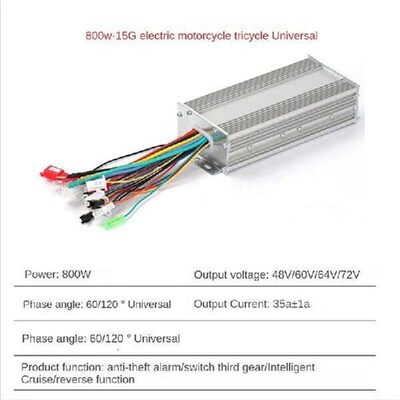 Sales! 48V 60V 64V 800W Hub Motor Controller 15Mos MAX 35A