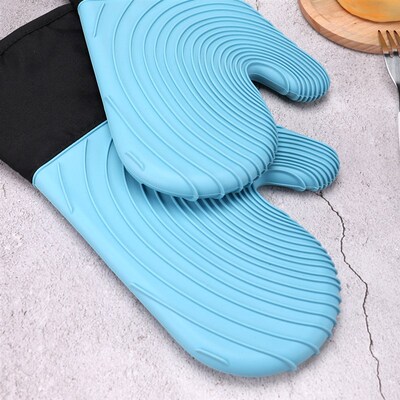 Oven Mitt Heat Resistant Kitchen Gloves BBQ Cooking Baking