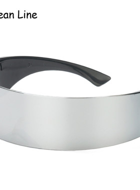 Funny Futuristic Wrap Around Monob Costume Sunglasses Mask N