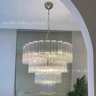 法穆拉诺662玻璃吊吊灯美式 奢简约风别酒墅客厅卧室店餐厅民 轻式