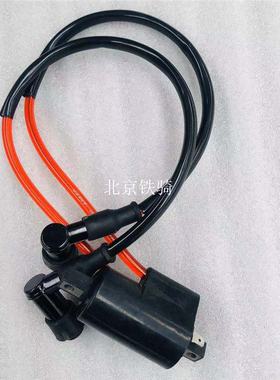 长江750新式高压包高压线海陵750点火线圈12V双头胜利偏三轮配件