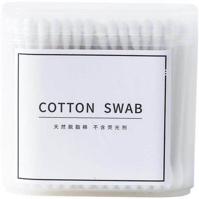 Pointed cotton swabs, daily use disposable double-ended cott