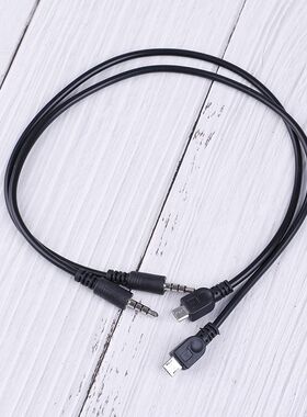 2pcs 3.5mm stereo Male to  micro USB male Car AUX Out Cable
