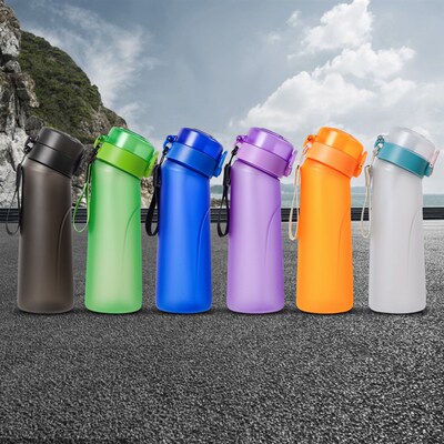650ML Water Bottle  With 7 Flavour Pods Air Water Up Bottle
