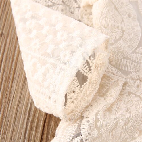 Newborn Toddler Baby Girl Princess Flower Lace Romper Jumpsu