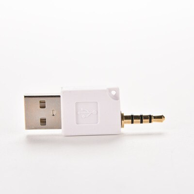 JETTING New 1PC New White 3.5mm Male AUX Audio Stereo Plug
