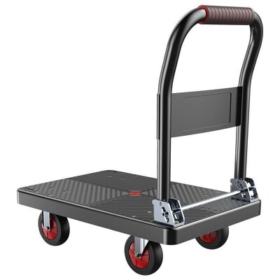 Folding handcart, small cargo cart, warehouse trailer, porta