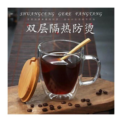 double coffee mugs drinking glass tea cup drinkware milk mug