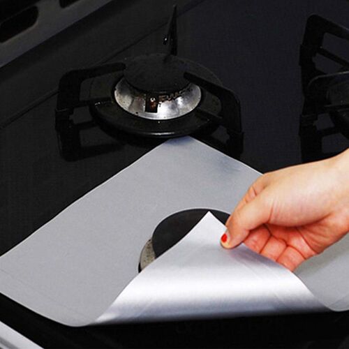 100PC Reusable Gas Stove Cooker Protectors Cover/liner Clean