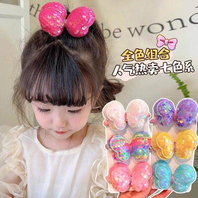 Sequin hair rope children