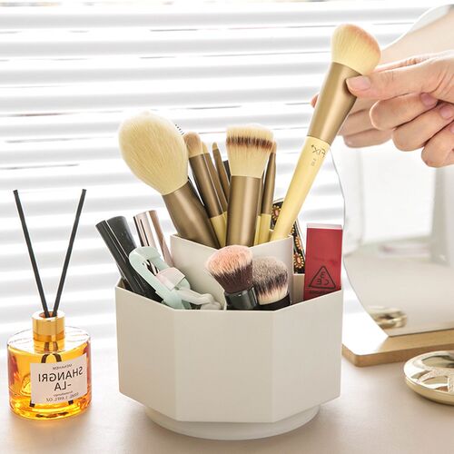 Makeup brush holder beauty brush bucket make up storage box