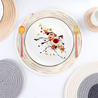 Corn fur woven Dining Table Mat Heat Insulation Pot Holder