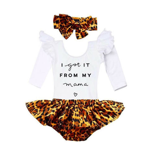 Citgeett Fall Autumn 3PCS Newborn Baby Girl Clothes Ruffle R
