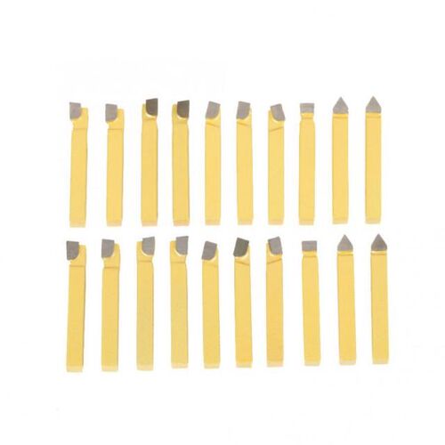 20Pcs 3/8 Lathe Tools Carbide Tipped Welding Milling Cutti