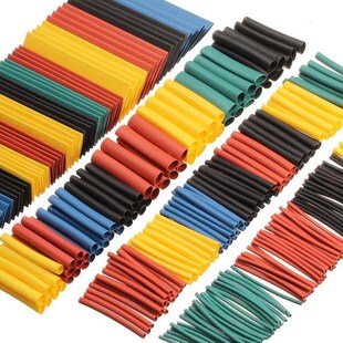 Assortment 21 Heat Shrink Tubing Tube Sleeving Wrap Wire Ca