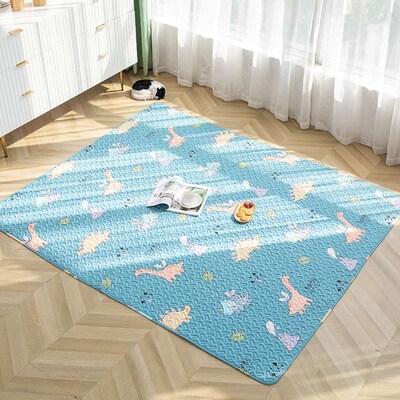 Nordic Cotton Fabric  Floor Mat Home Bedroom Coffee Table Ta