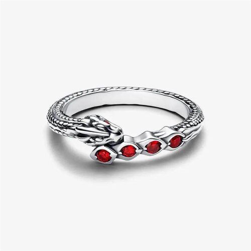 Dragon Family Crown Ring Sparkling Dragon Ring game of Thron