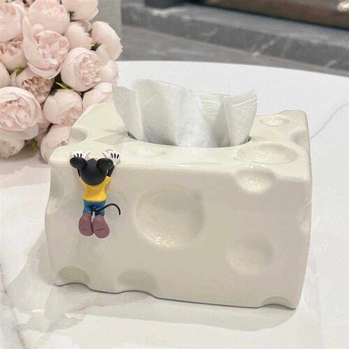Tissue Box Cover Facial Napkin Holder Modern Napkins