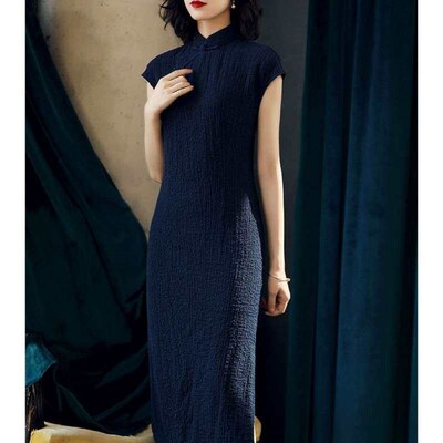 short sleeve modified cheongsam women summer retro China sty