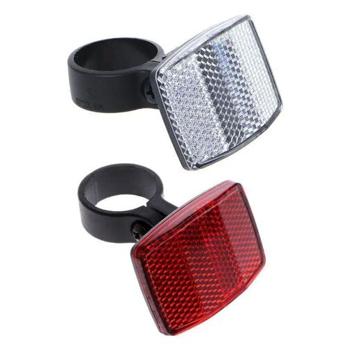 Bicycle Bike Handlebar Reflector Reflective Front Rear Warni