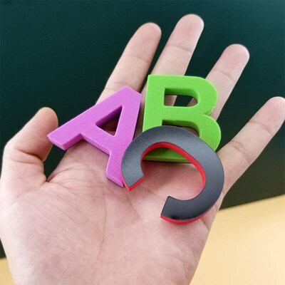 Magnetc Letters Numbers Alphabet ABC 123 Frdge Magnets