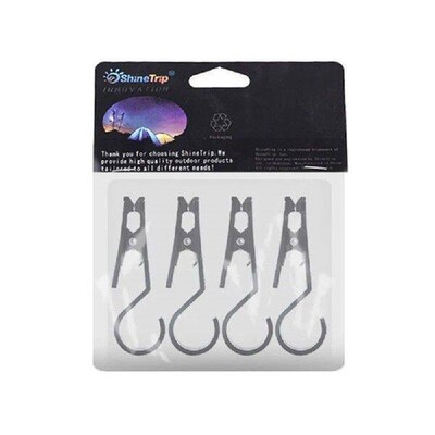4Pcs Multi-functional Outdoor Canopy Clip Plastic Non-slip