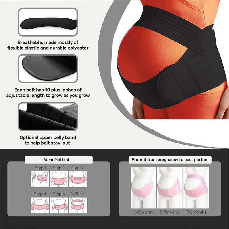Maternity Brace Protector Care Abdomen Support Belly Clothes图片
