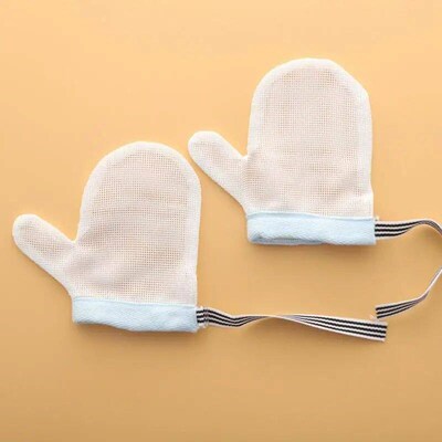 1 Pair Of Physical Anti Eating Gloves For Babies Thumbs For