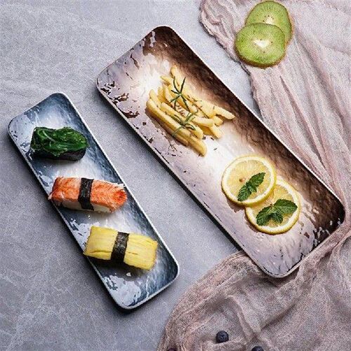 Japanese Style Sushi Plate Ceramic Sushi Dishes Sashimi