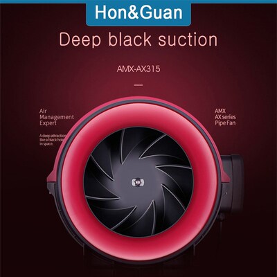 12 AX315 320W Silent Duct Fan Exhaust Fan Hydroponic Air B