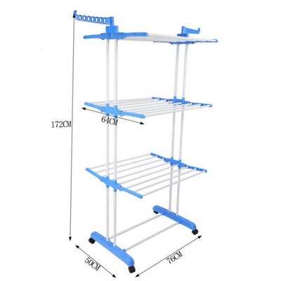 clothes drying rack fold laundry garment dryer hanger 杆衣架