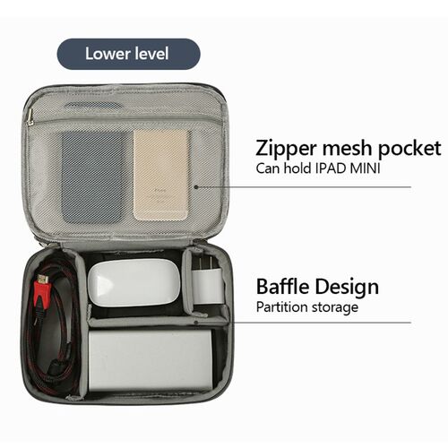 Travel Cable Bag Portable Digital USB Gadget Organizer Charg