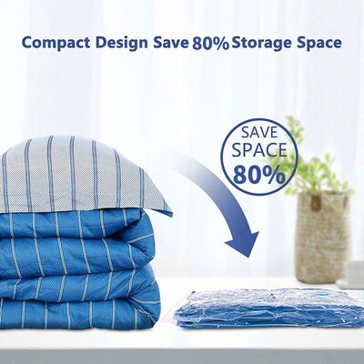 1/5/10pc Vacuum Storage Bag,for Bedding,Pillow,Towel,Clothe