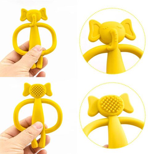New Kids Teething Silicone Nursing Teether Gifts Newborn Den