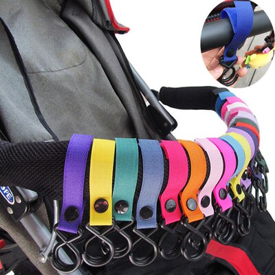 2pcs Sturdy Stroller Accessory Hooks Wheelchair Stroller Pra