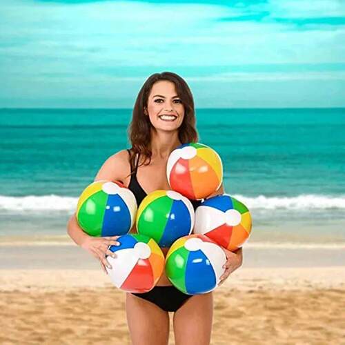6 Styles Kids Inflatable Water Games Beach Ball Swimming Poo