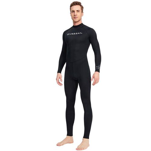 Men Diving Skin Clothes with Zipper Sunscreen Snorkeling Sur