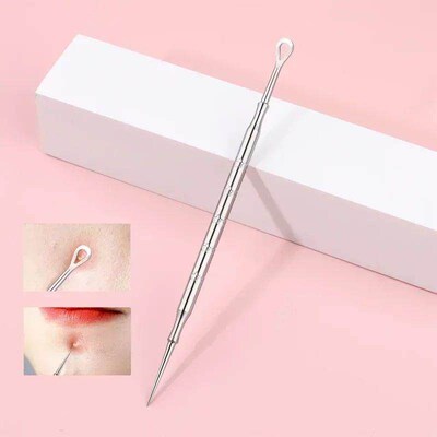1pc Blackhead Remover Pimple Popper Tool Acne Needle Removin