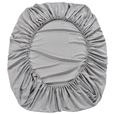 Soft Fitted sheet With Elastic Band solid Bed Sheet Cover-Wr