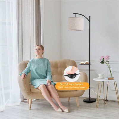 Floor Lamp With 3 Color Temperatures, Standing Lamp With Mag