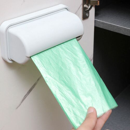 Wall Mount Trash Bags Storage Box Garbage Bag Dispenser for