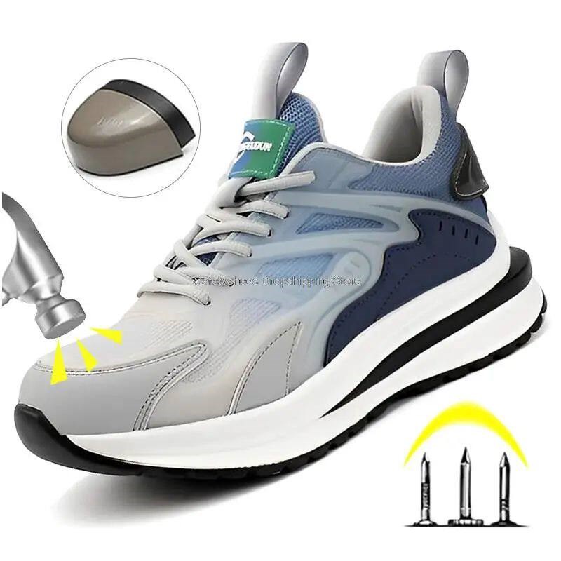 Fashion Safety Shoes Men For Work Safety Boots Women Safety图片