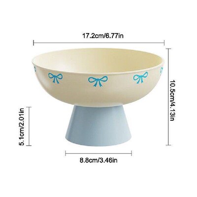 New Dopamine Fruit Plate Plastic Detachable Candy Snack