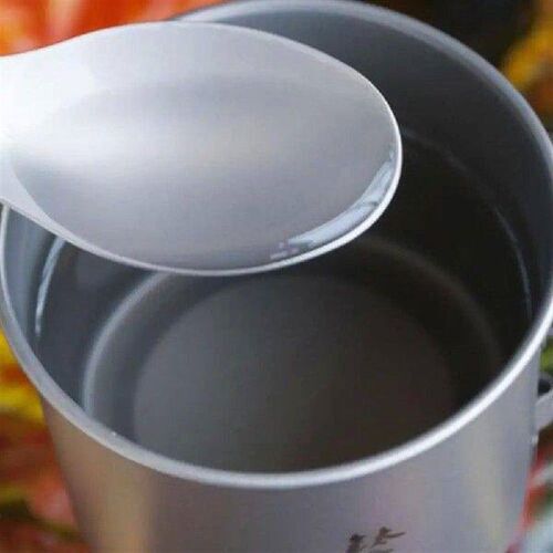 Titanium Spork Spoon Outdoor Camping Picnic Dual-purpose