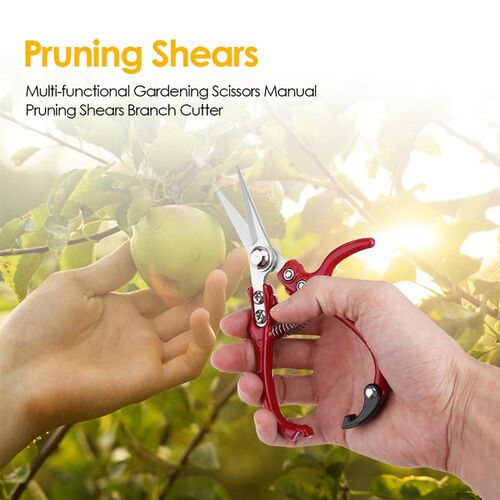 Multi-functional Gardening Scissors Stainless Steel Spring w